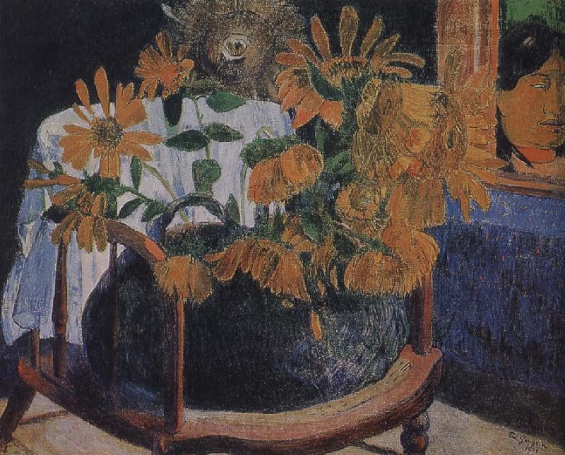 Paul Gauguin Sunflower France oil painting art